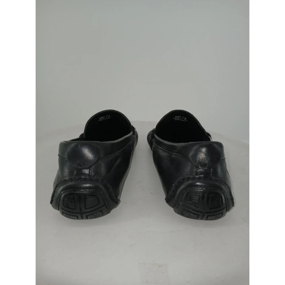 Cole Haan Grant Canoe Horse Bit Loafers Black Leather Driving Shoes Size 11M  C2